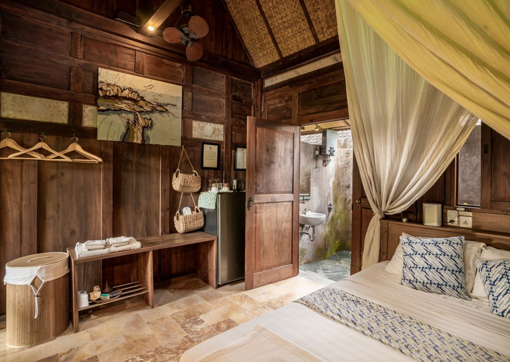 The interior of one of the rooms of Yabbiekayu Bungalow 5